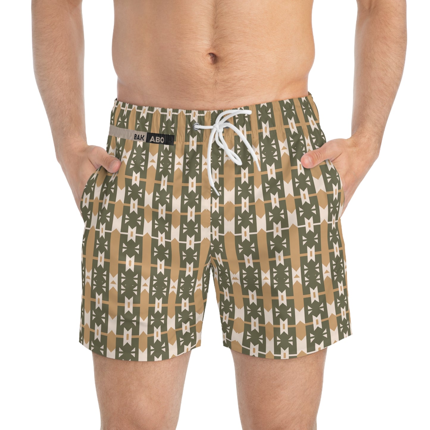 Opposite geometries (BKS)🏖️Swim trunks