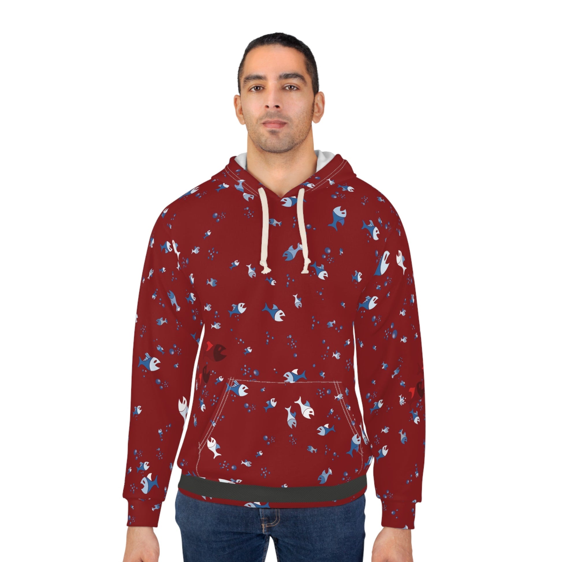 BKS Folklore Shoal Red™ Pullover Hoodie Printify bakabo.club