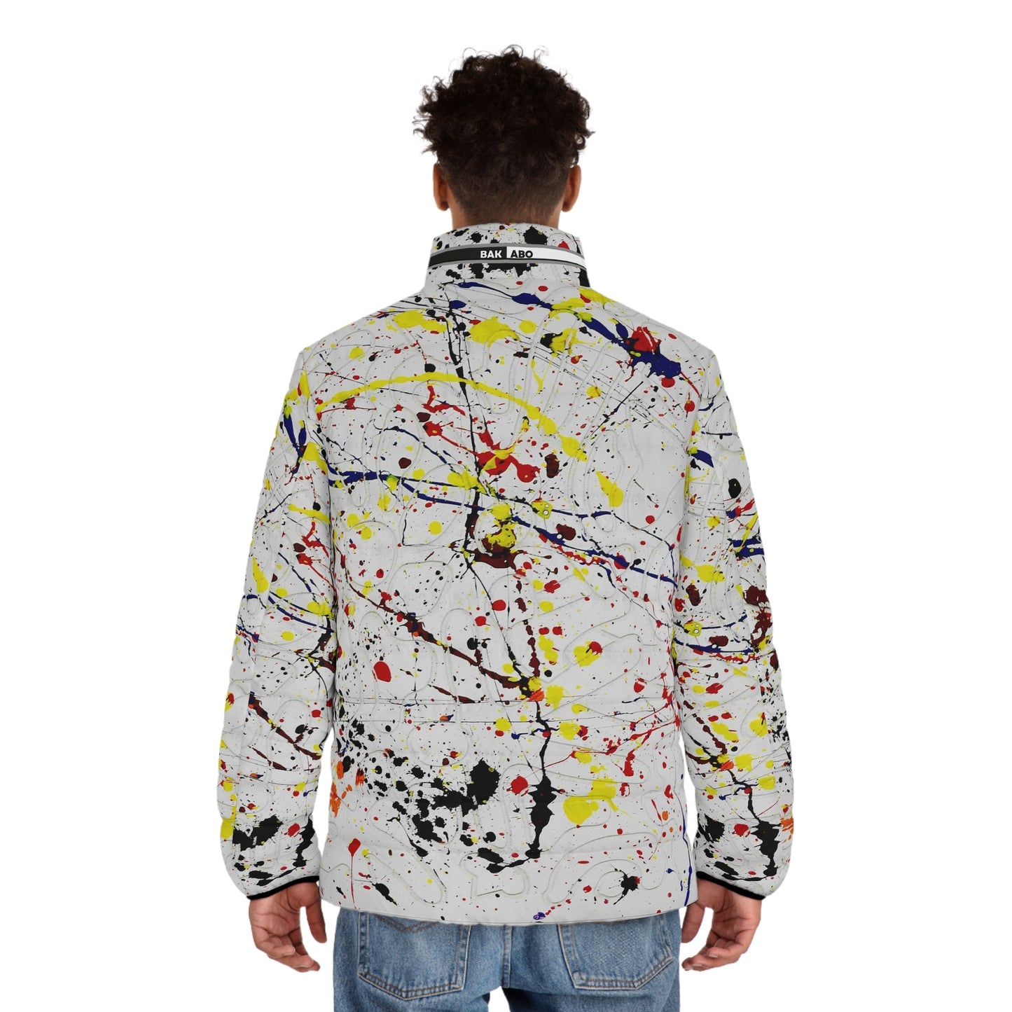 BKS Marker Drip™ Puffer Jacket Printify bakabo.club