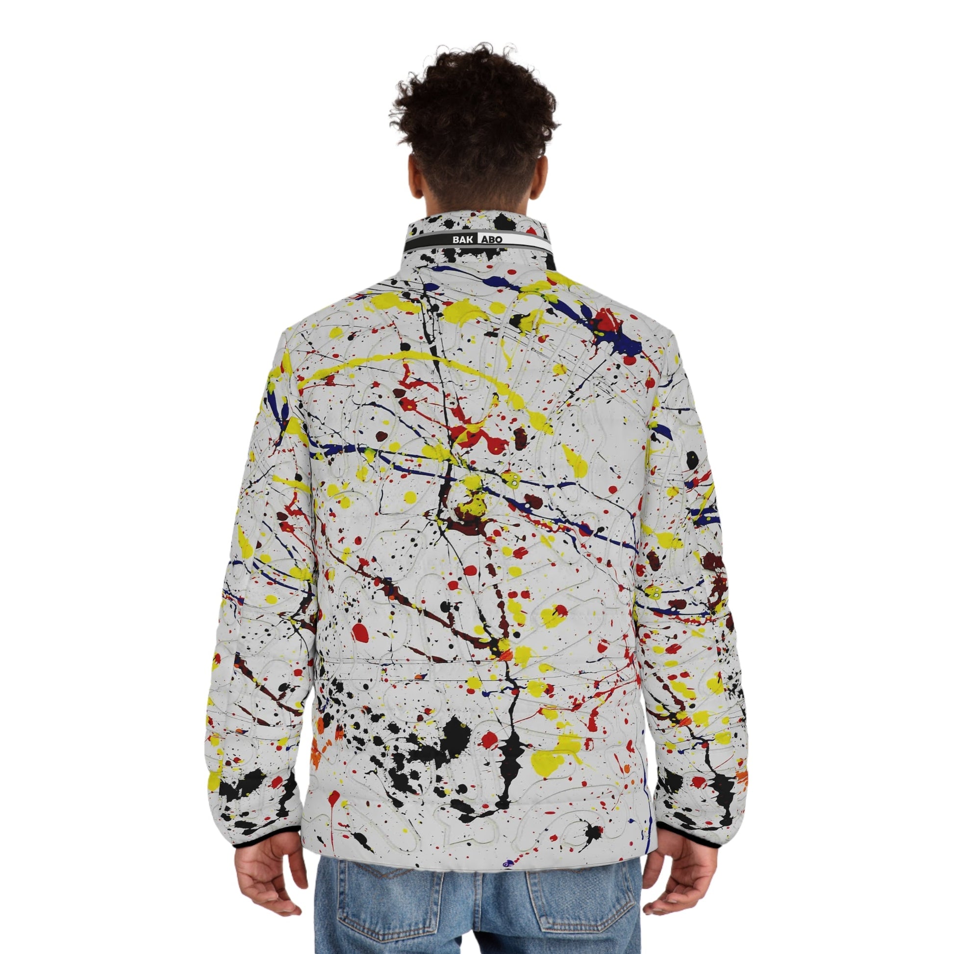 BKS Marker Drip™ Puffer Jacket Printify bakabo.club