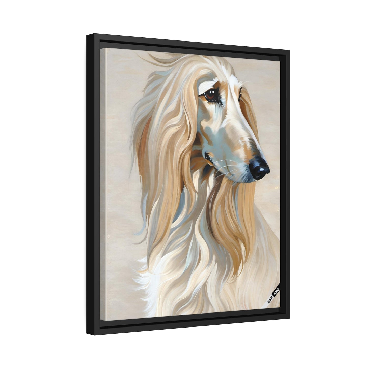 Afghan Greyhound (BKS)🐶Canvas