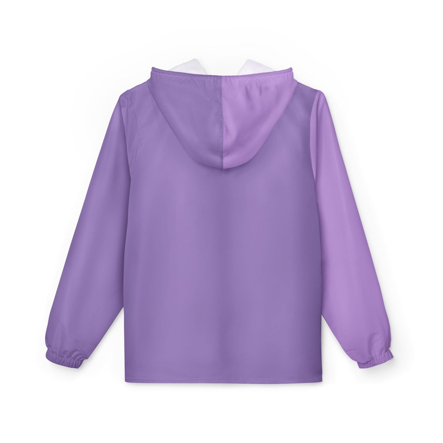 Lavender Purple Hooded Windbreaker Jacket — Lightweight All-Over Print Printify bakabo.club