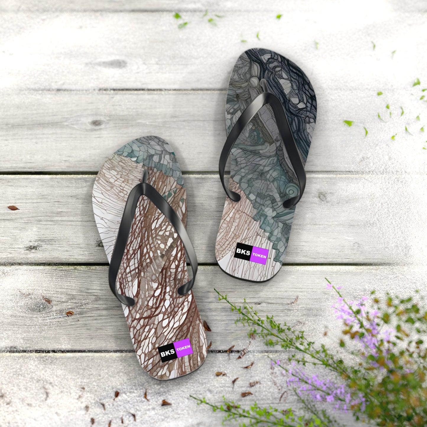 BKS Token Gold™ Flip Flops