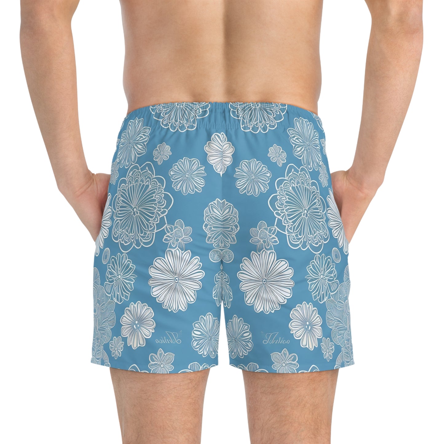 Ink Blossom (BKS)🌸Swim Trunks