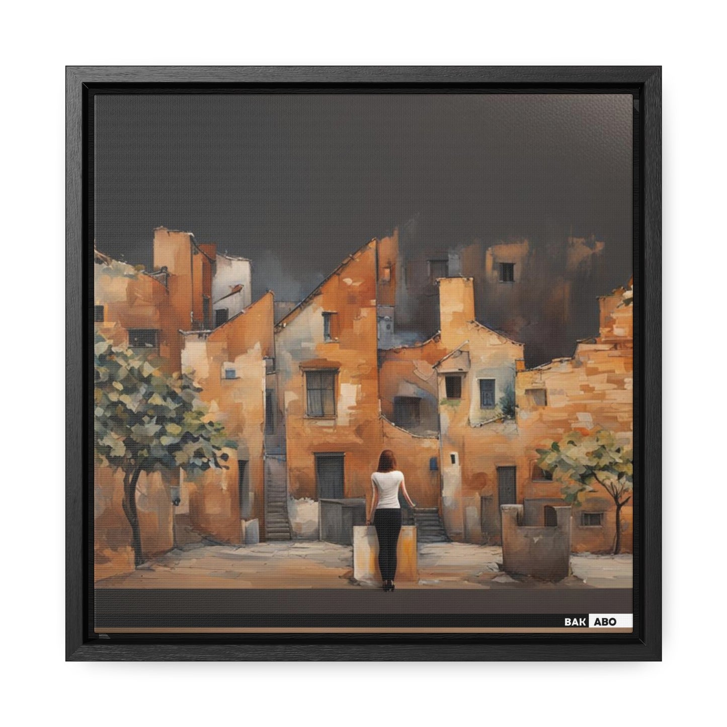 Modern Wall Reverie (BKS)🧱Canvas