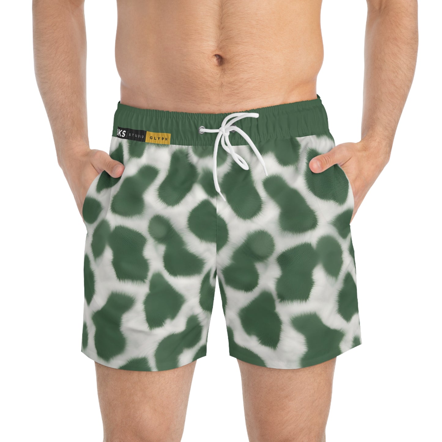 BKS Glyph Green™ Swim Trunks