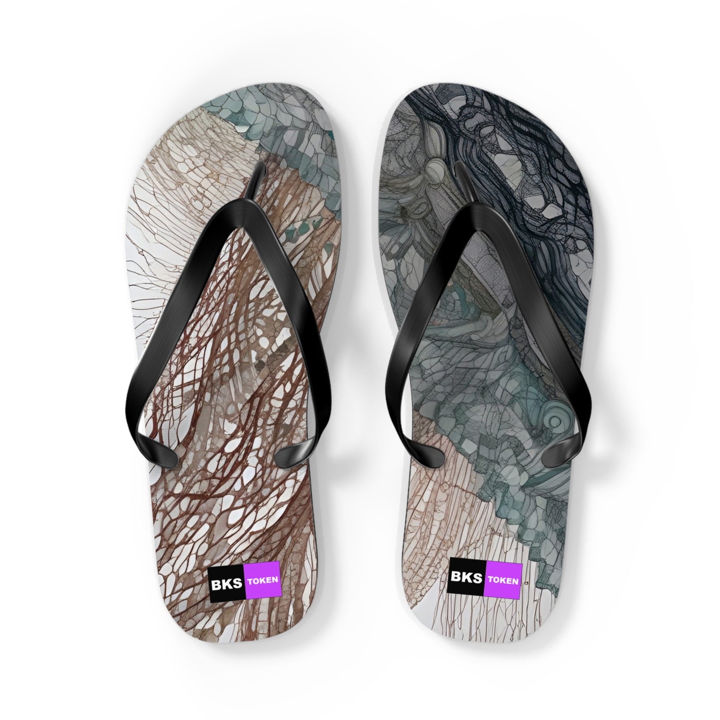 BKS Token Gold™ Flip Flops