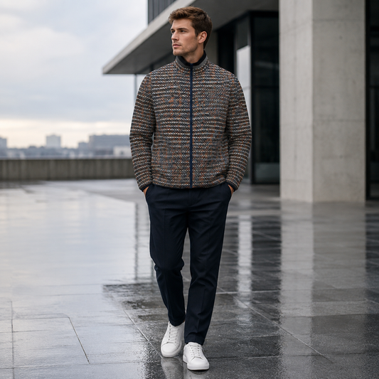 BKS Glyph Mesh Puffer Jacket - BKS Glyph Puffer Jacket