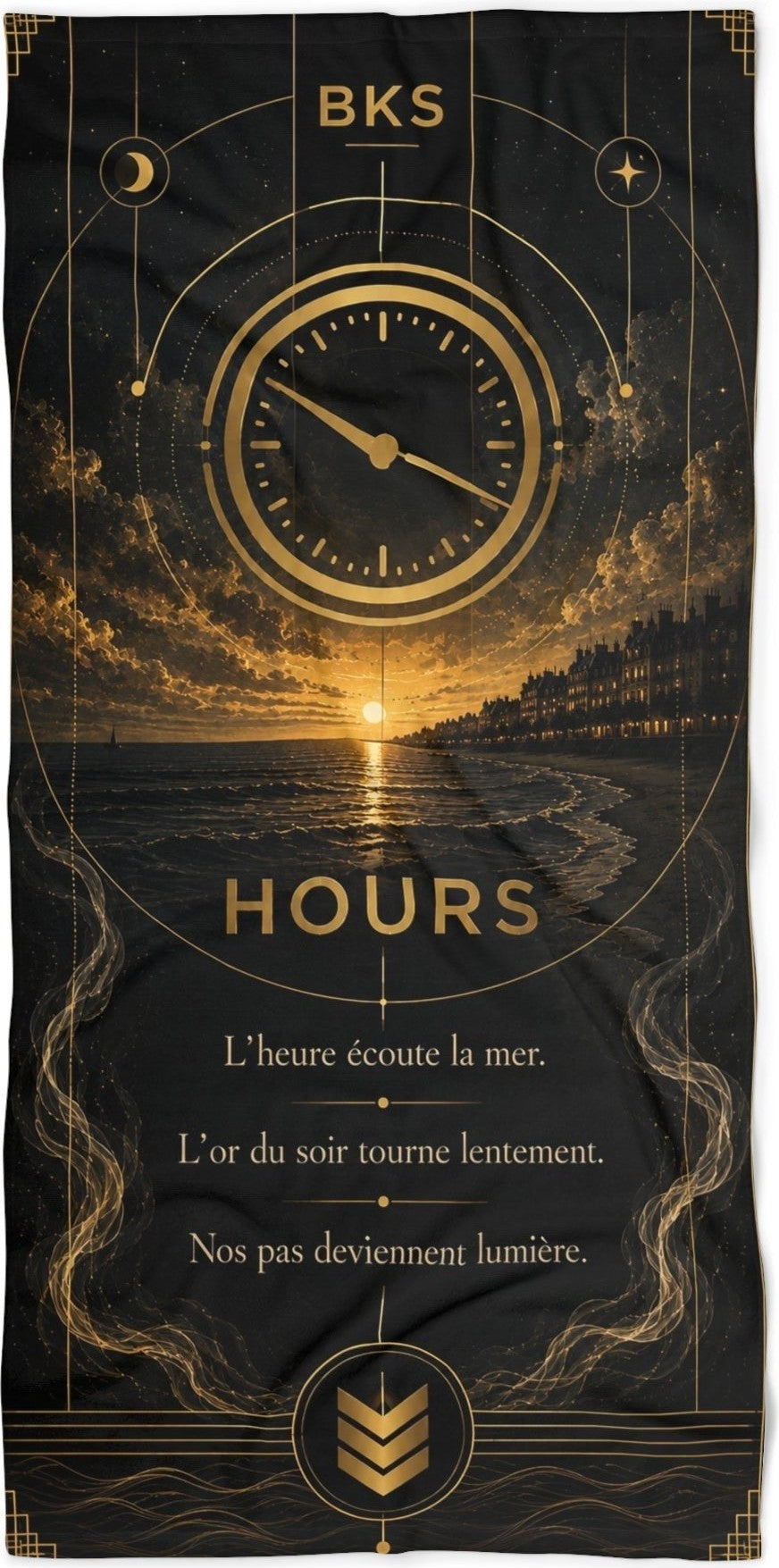 BKS Hours Verse™ Beach Towel