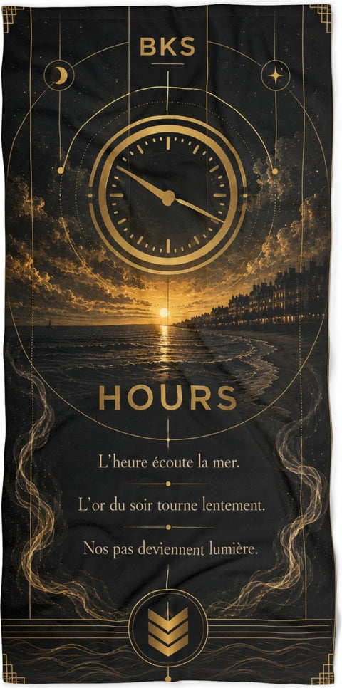 BKS Hours Verse™ Beach Towel