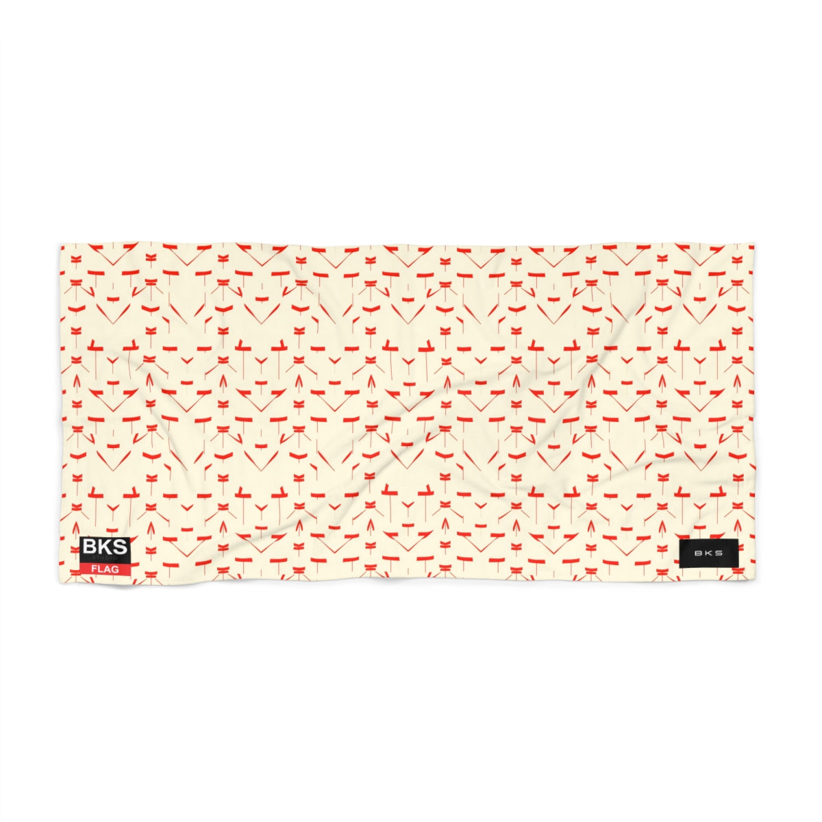 BKS Flag Circuit™ Beach Towel — front view