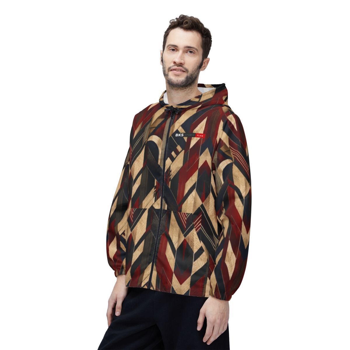 BKS Flag Regiment™ Windbreaker — worn, front, second model