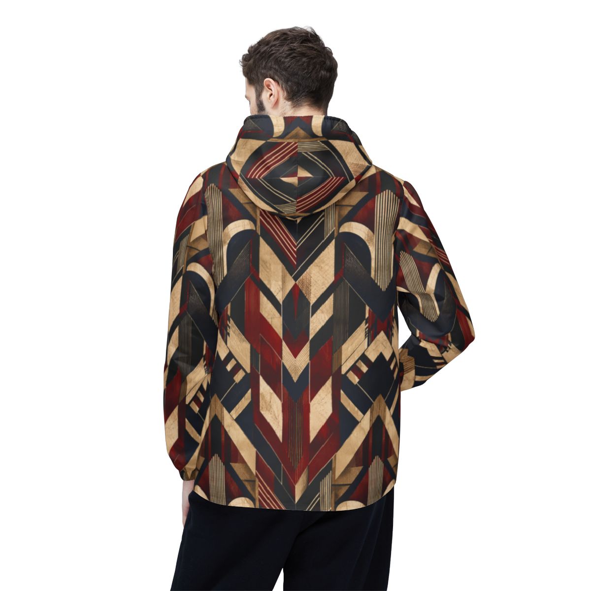 BKS Flag Regiment™ Windbreaker — worn, back, second model