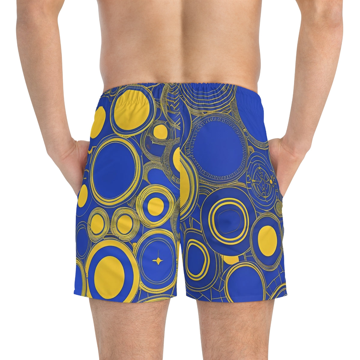 BKS Flag Roundel Swim Trunks - back-person