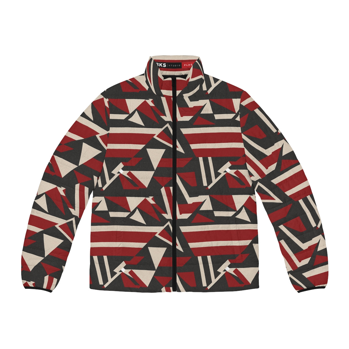 BKS Flag Stripe Puffer - front