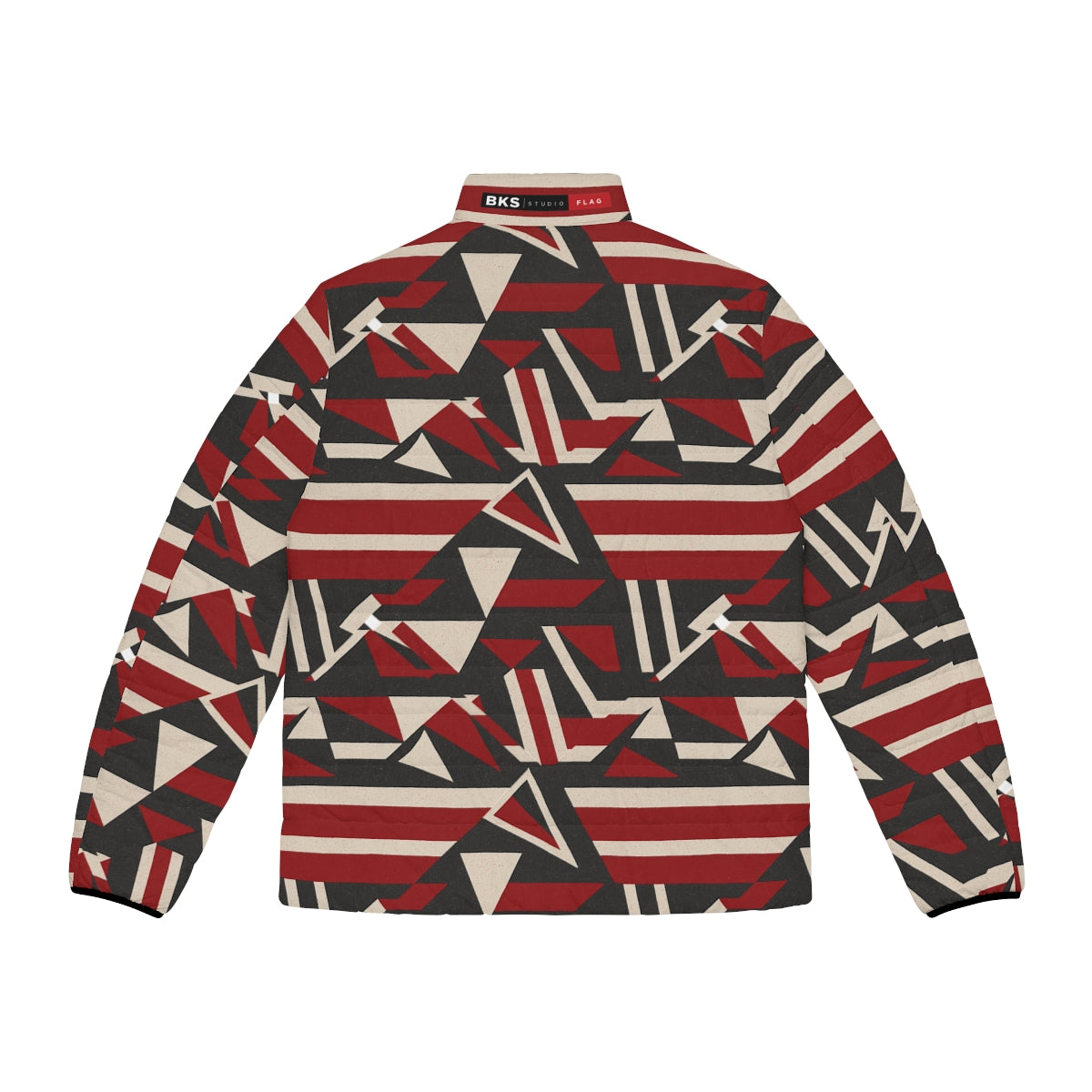 BKS Flag Stripe Puffer - back
