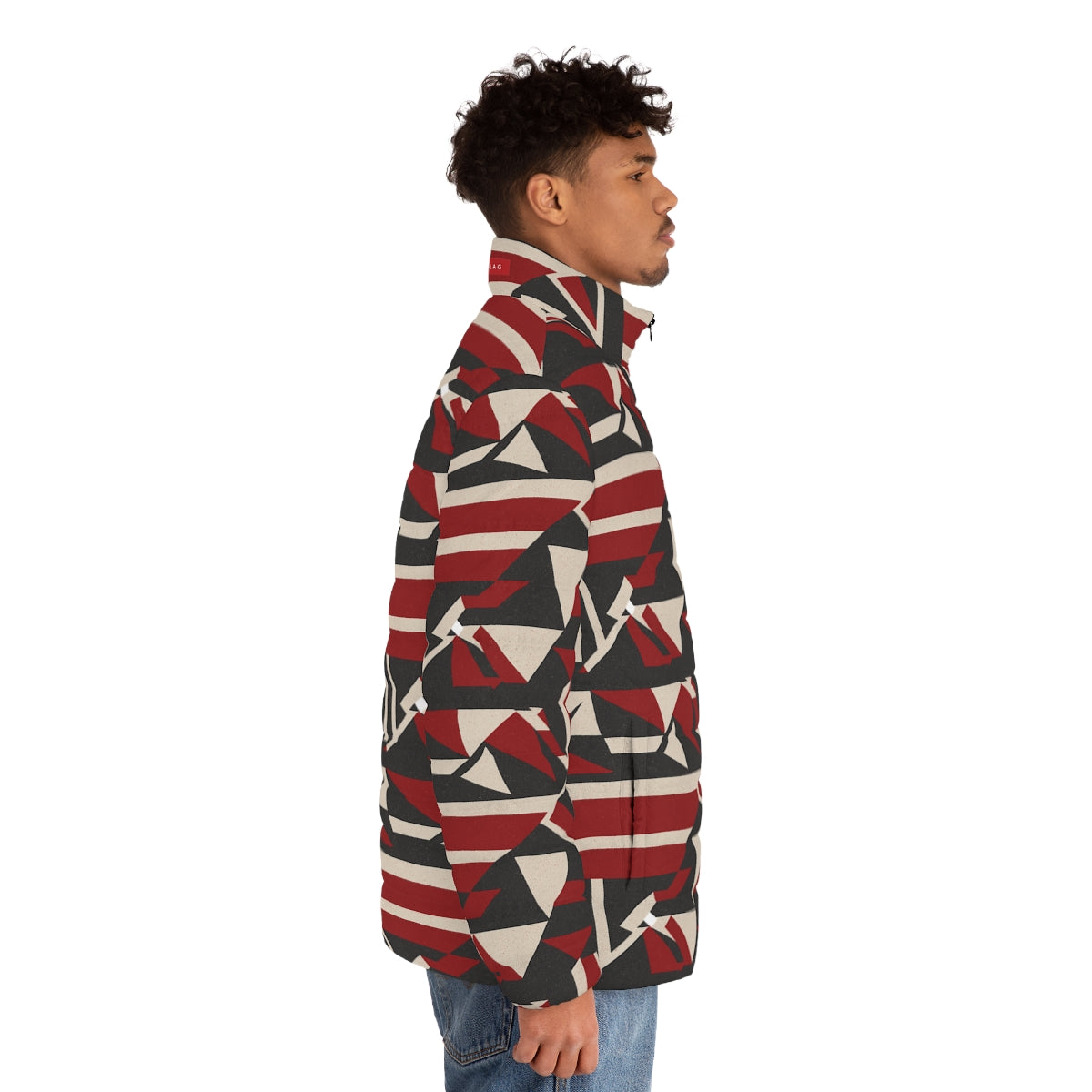 BKS Flag Stripe Puffer - worn
