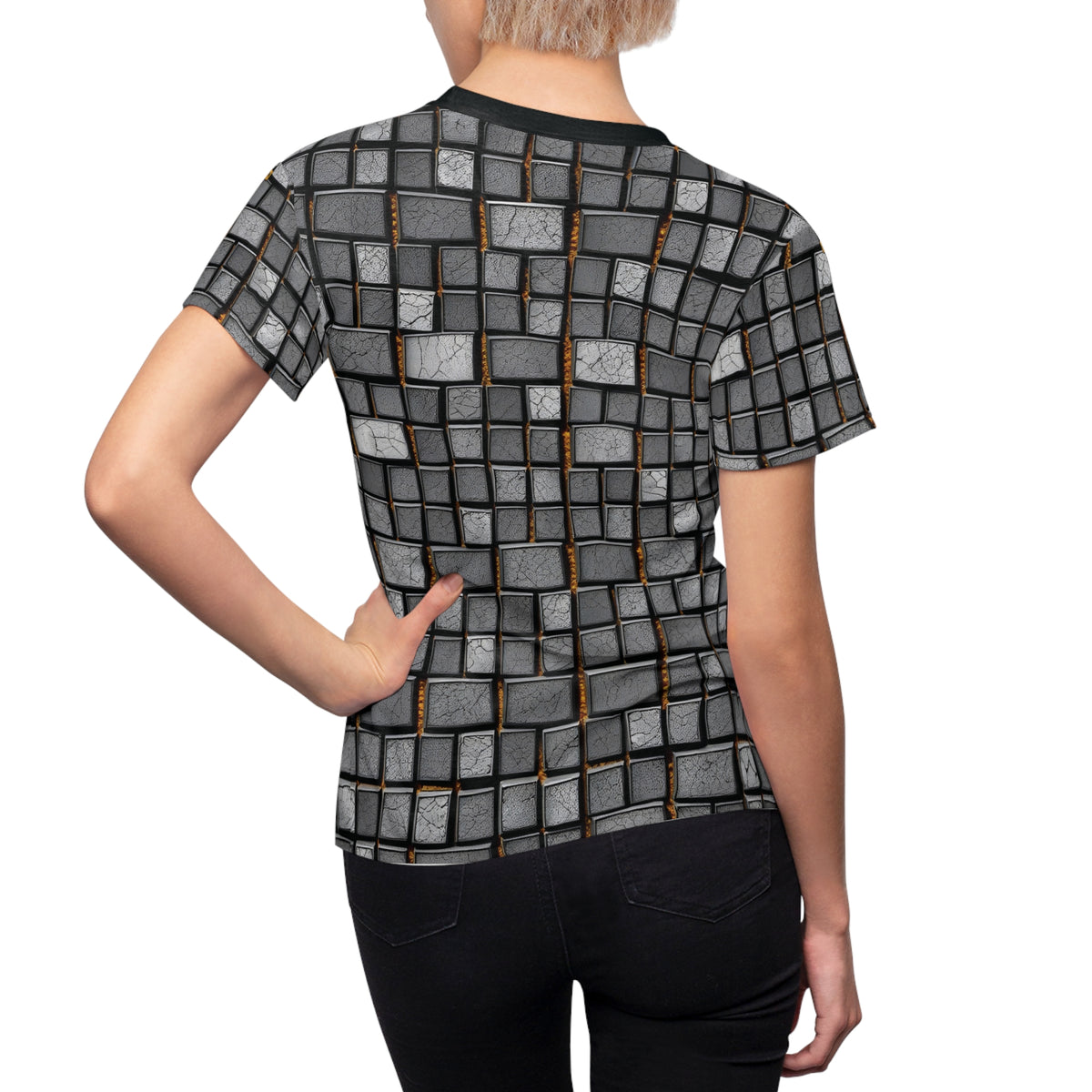 BKS Glyph Basalt™ Tee — worn, back