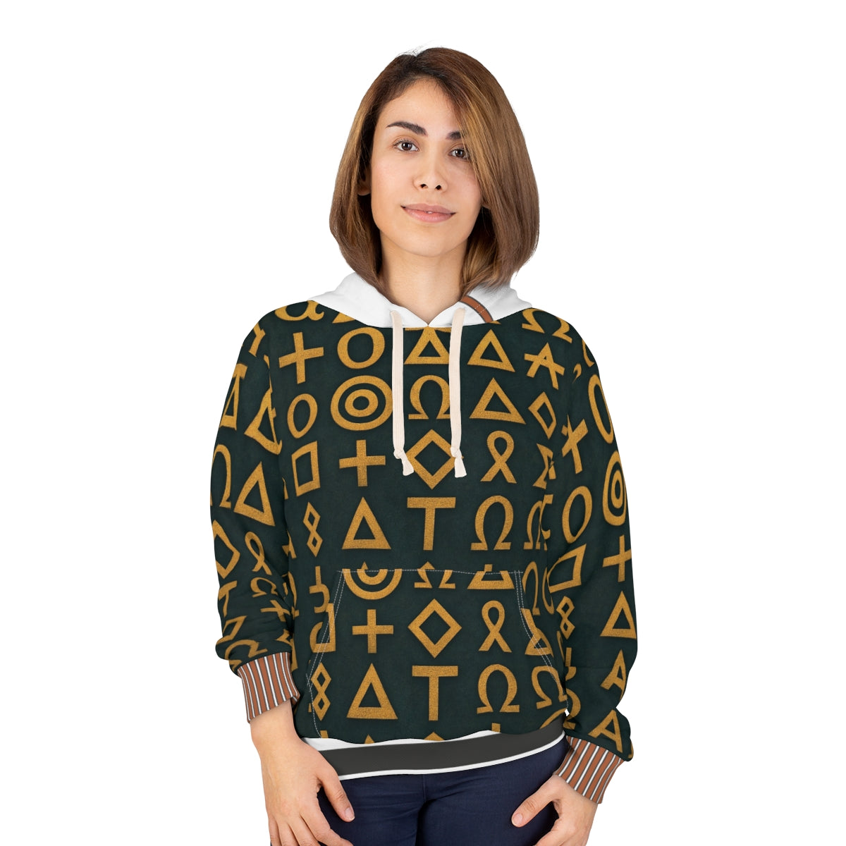 Felpa con cappuccio BKS — Glifo 01