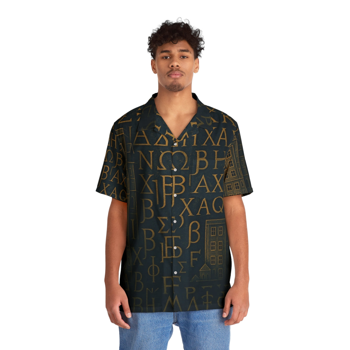 Camicia Hawaiana BKS Glyph City