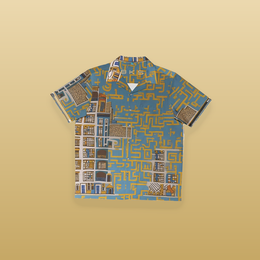 BKS Glyph City Hawaiian Shirt
