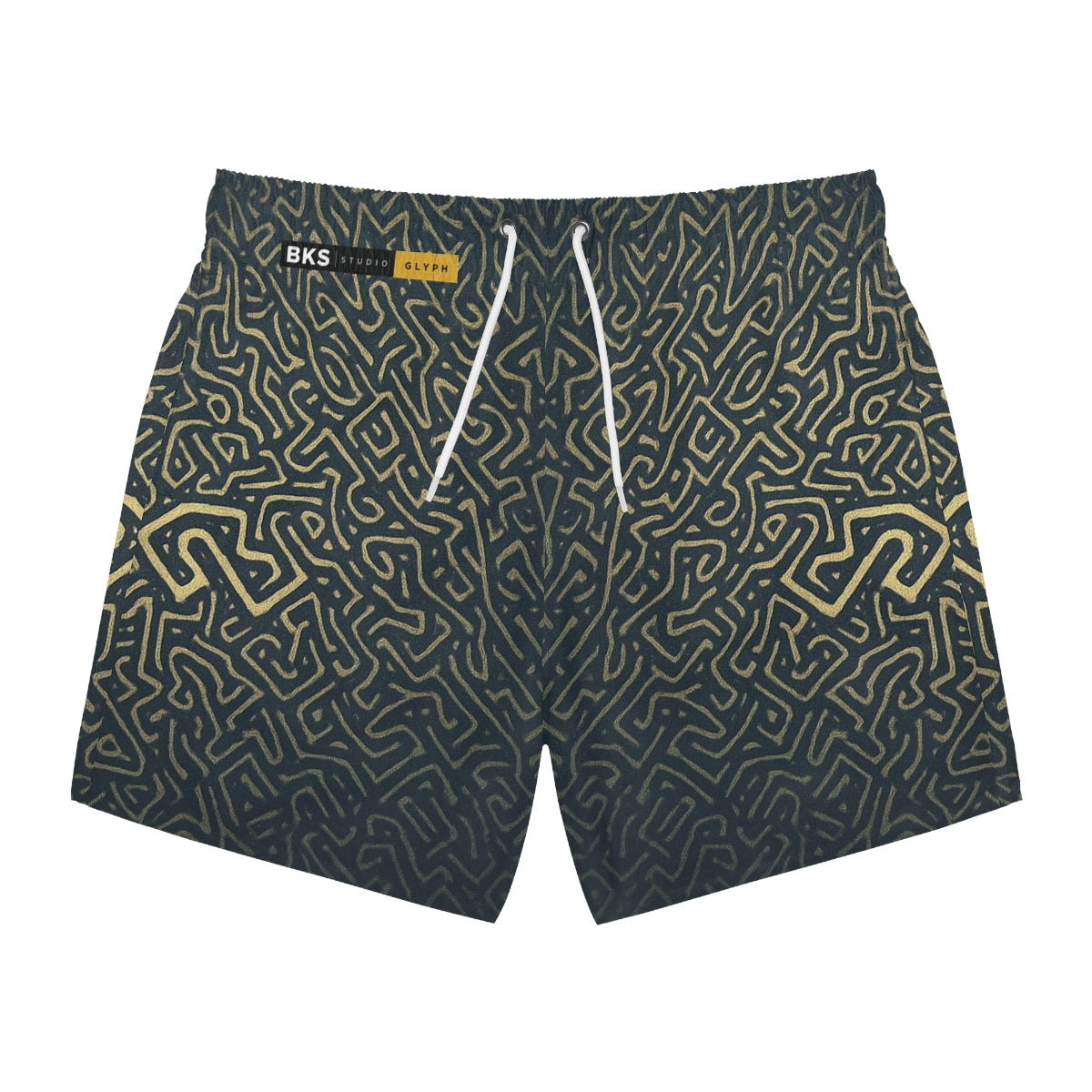 BKS Glyph Flow Swim Trunks - front