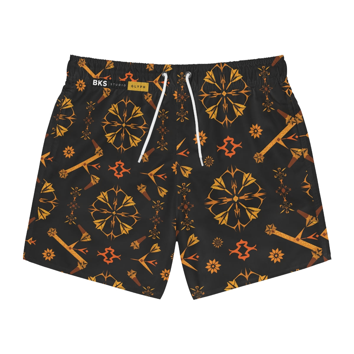 BKS Glyph Inferno Swim Trunks - front