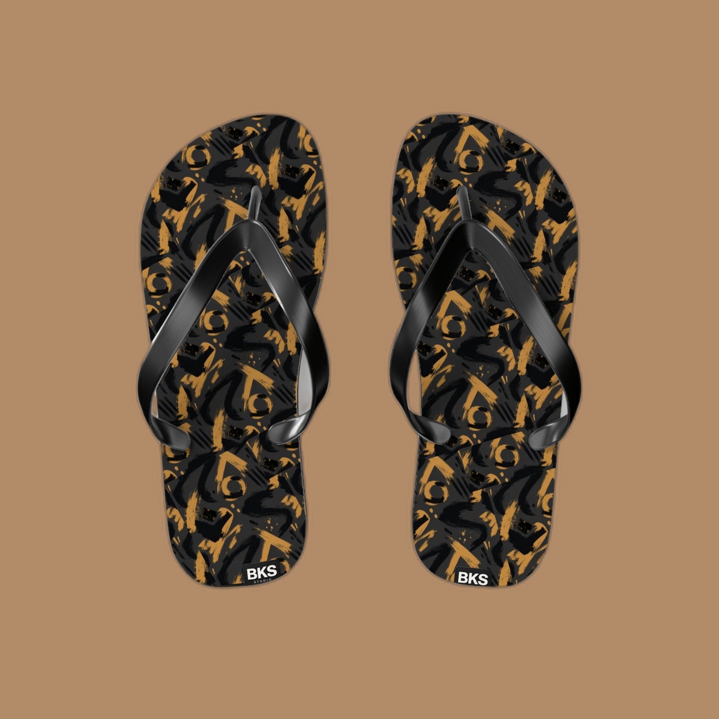BKS Glyph Mosaic Sandals™ Flip Flops