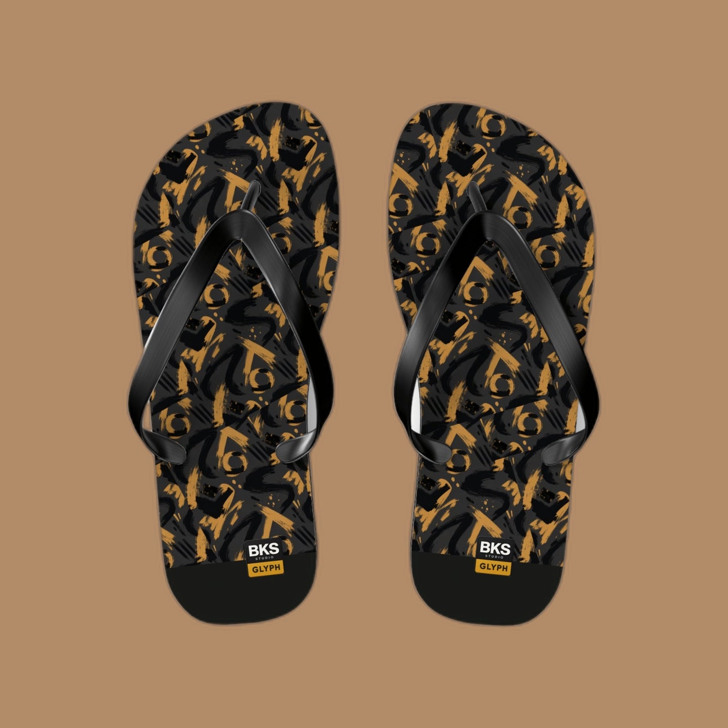 BKS Glyph Mosaic Sandals™ Flip Flops