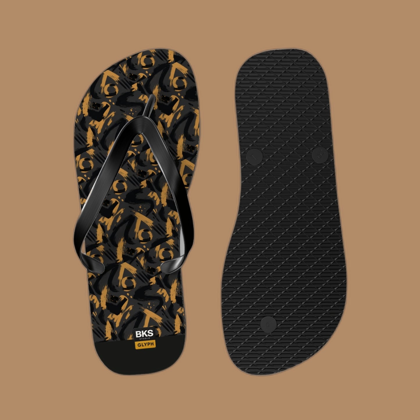BKS Glyph Mosaic Sandals™ Flip Flops
