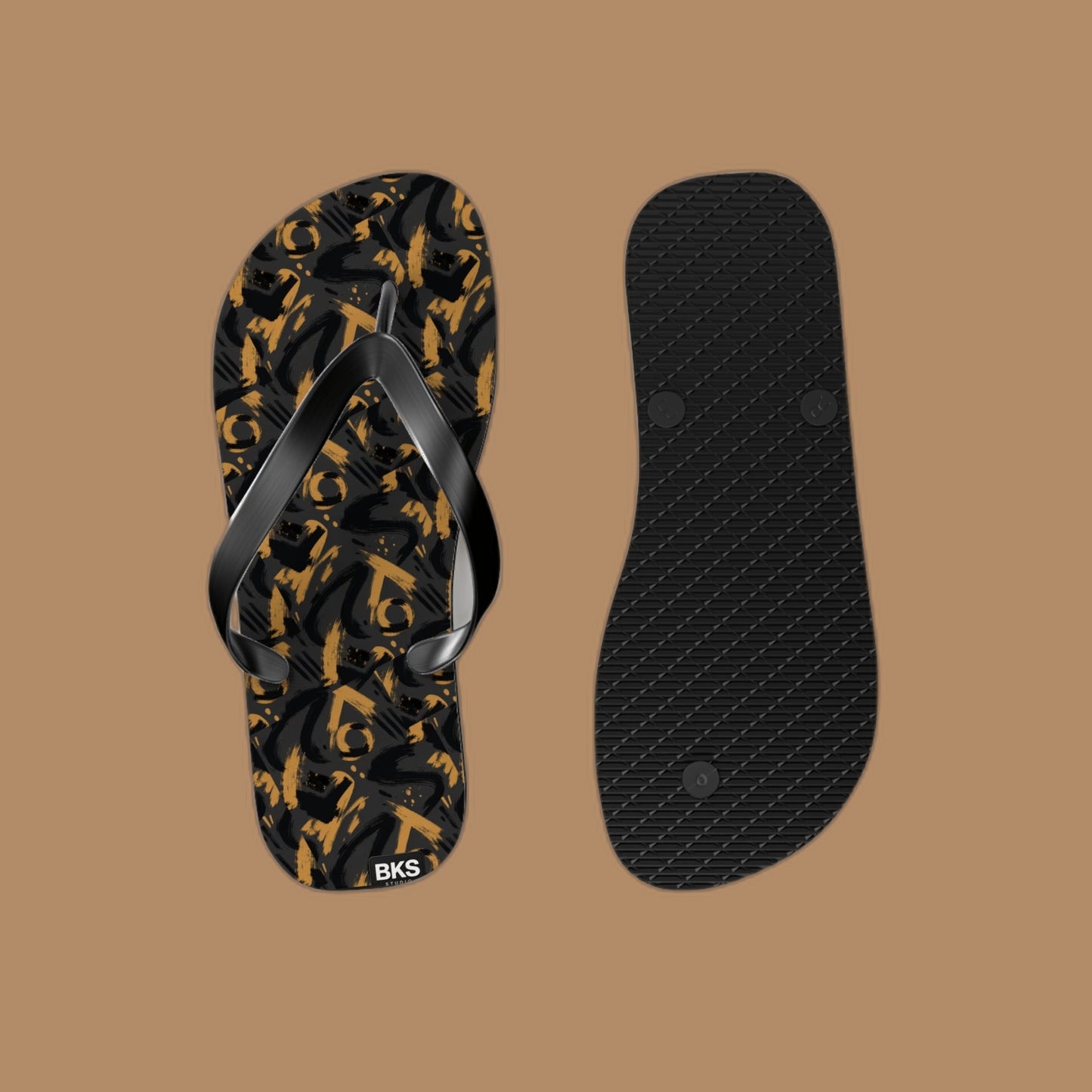 BKS Glyph Mosaic Sandals™ Flip Flops