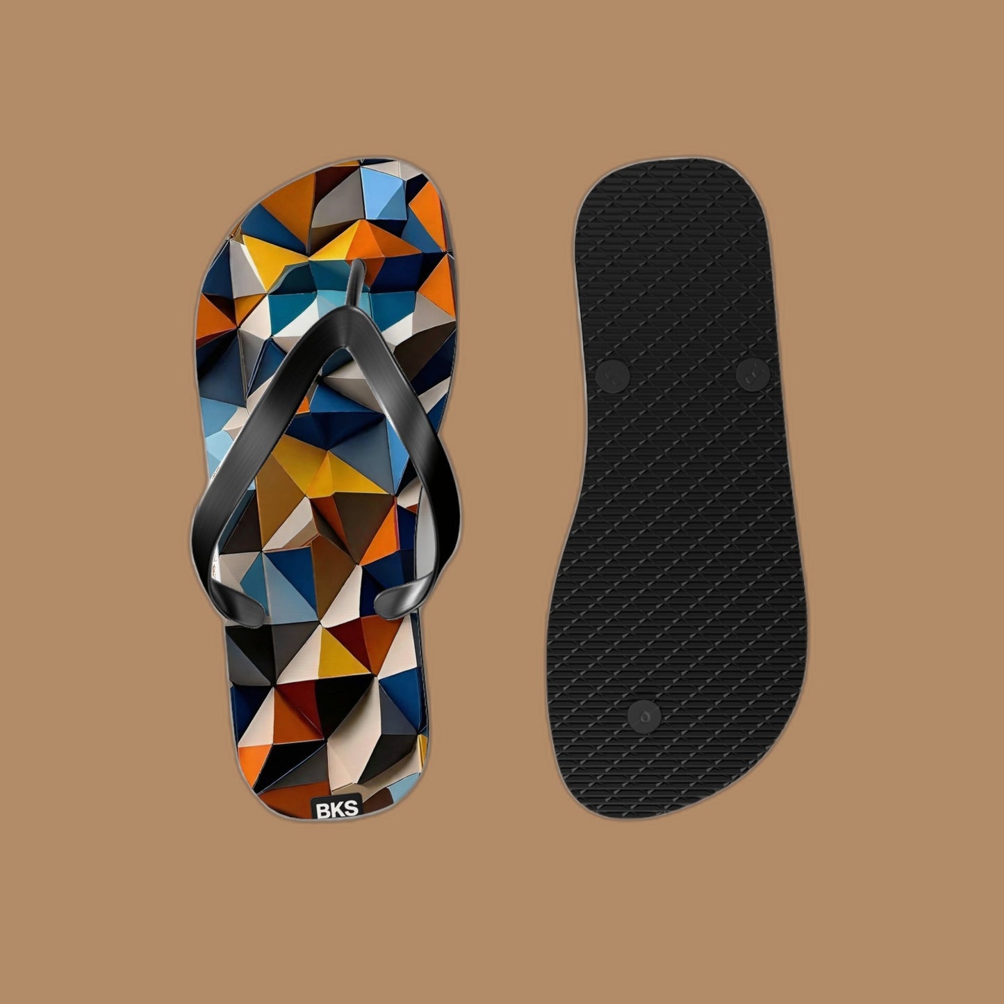 BKS Glyph Mosaic Triangle™ Flip Flops
