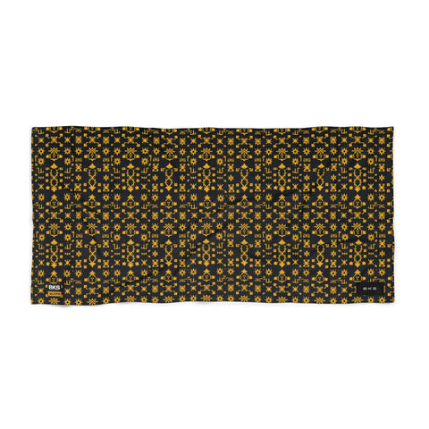 BKS Glyph Scroll™ Beach Towel