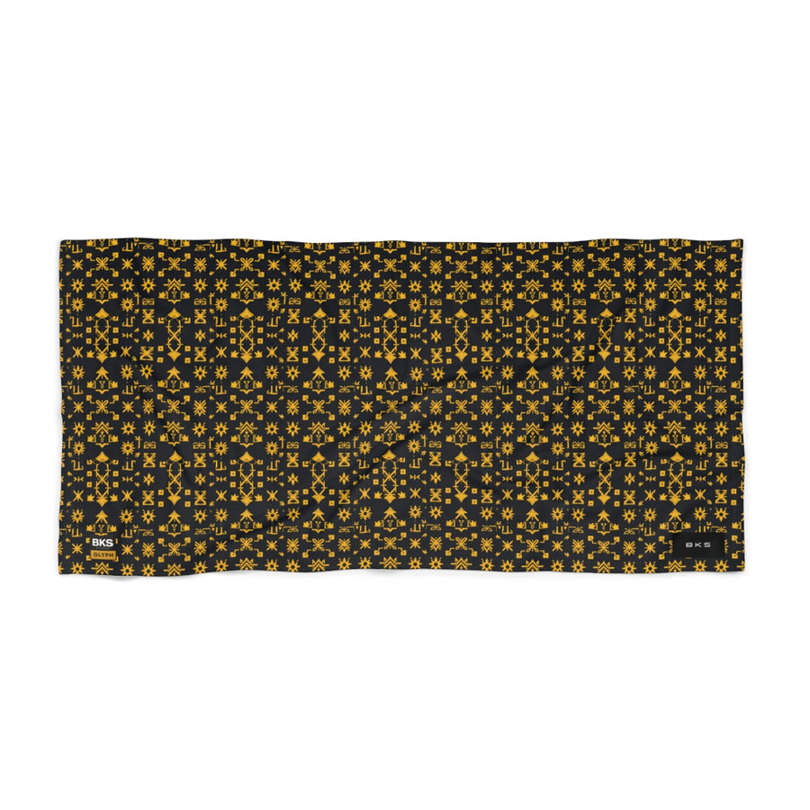 BKS Glyph Scroll™ Beach Towel