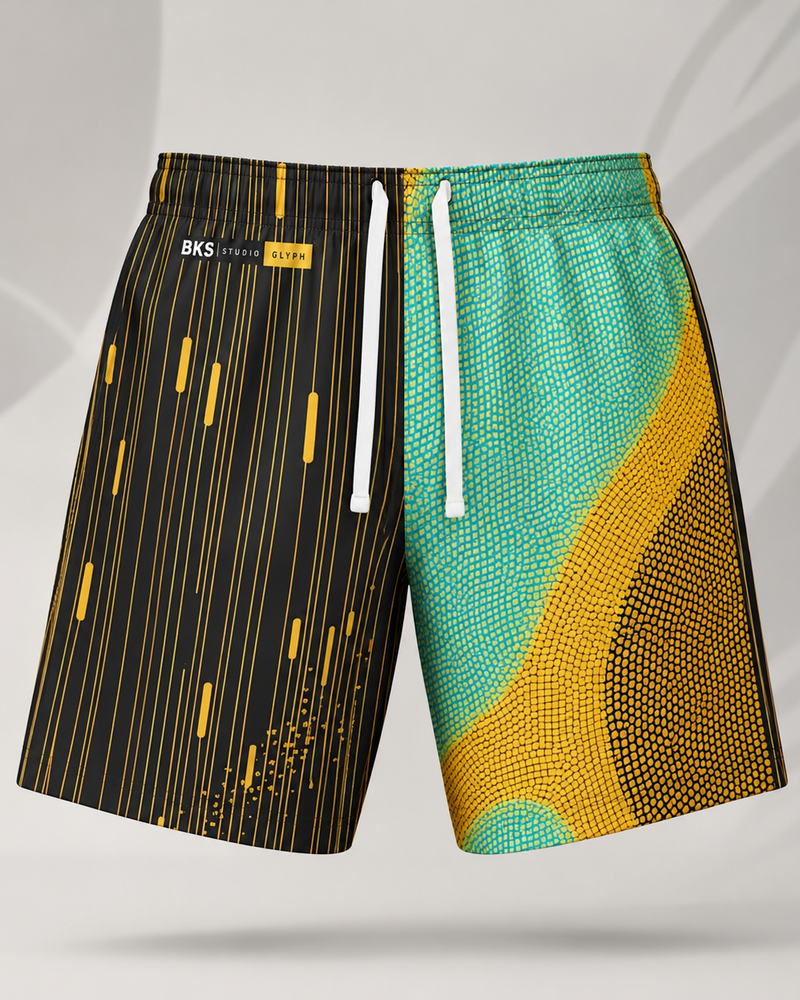 BKS Glyph Cipher™ Athletic Shorts