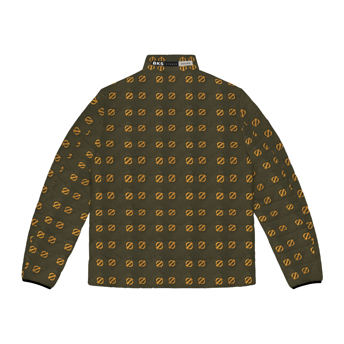 BKS Hours Weft Puffer - back