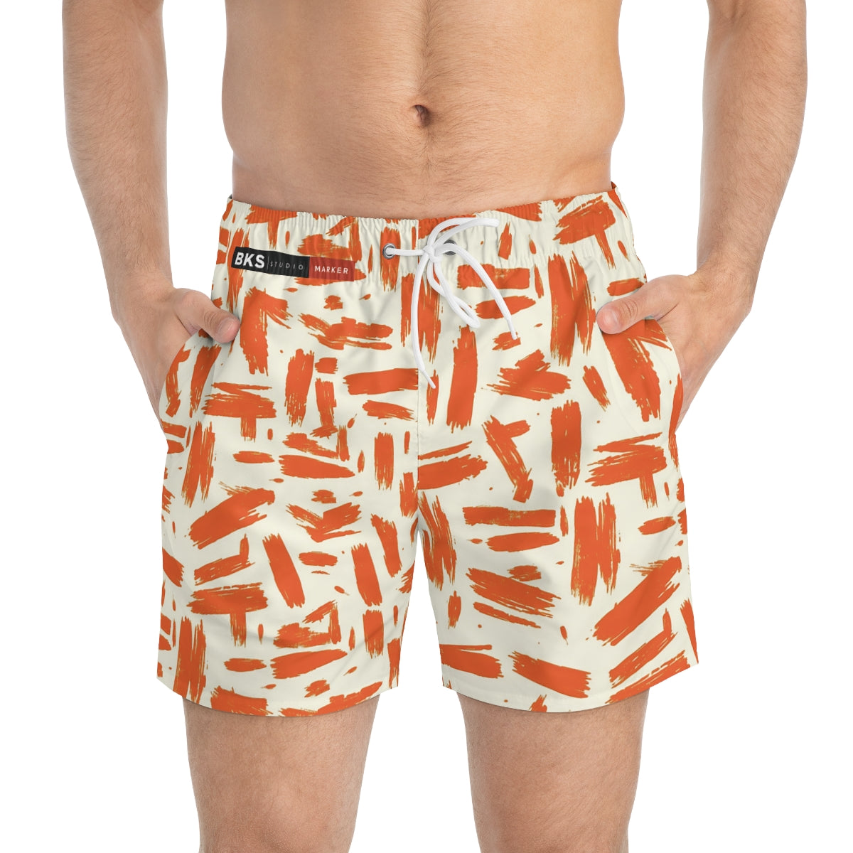 BKS Marker Ember Swim Trunks - front-person