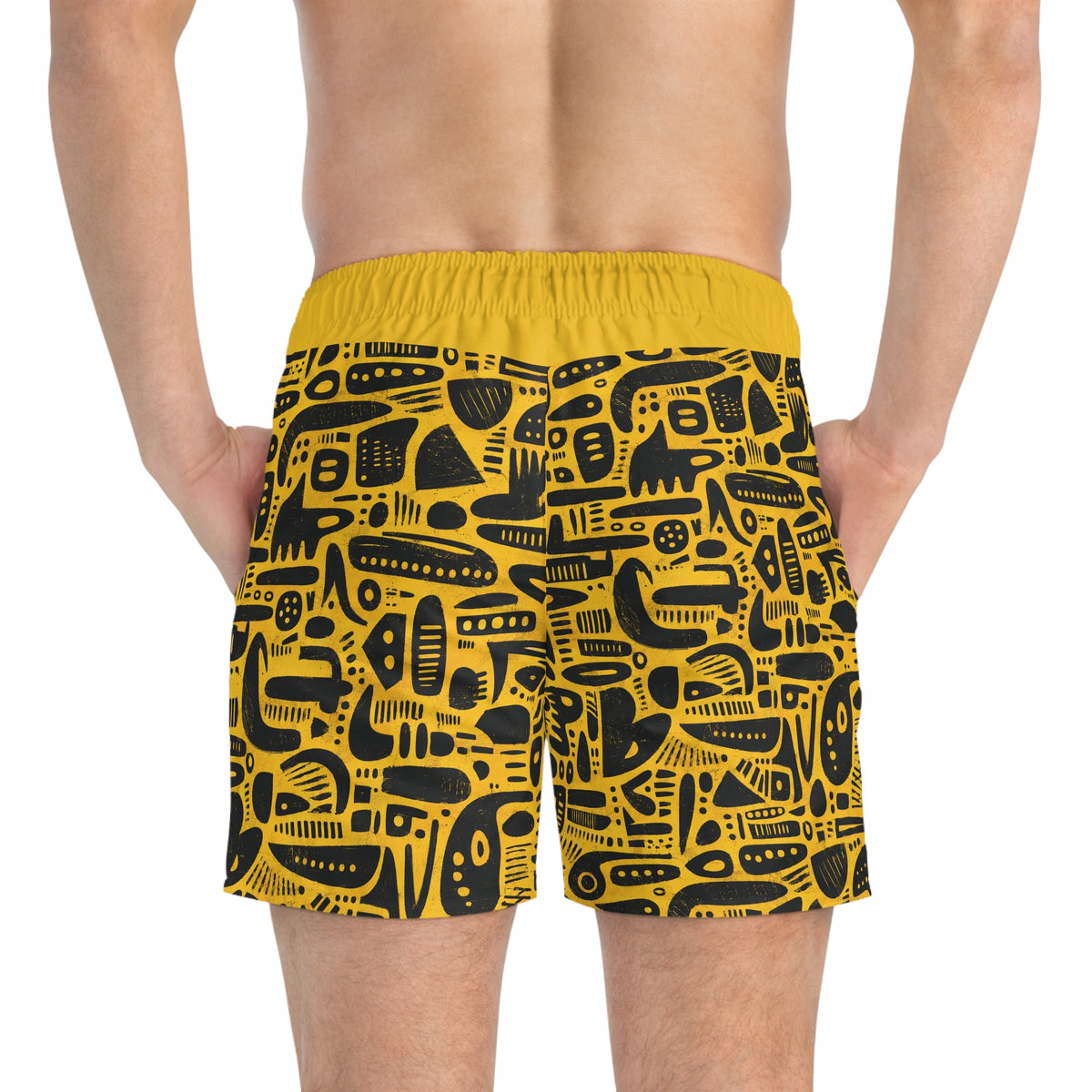 BKS Marker Glow™ Swim Trunks — worn, back