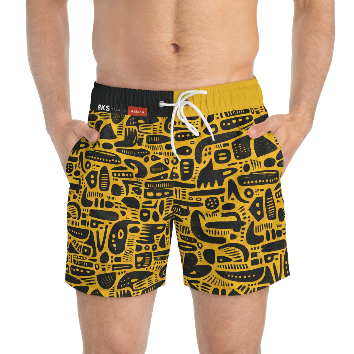BKS Marker Glow™ Swim Trunks — worn, front