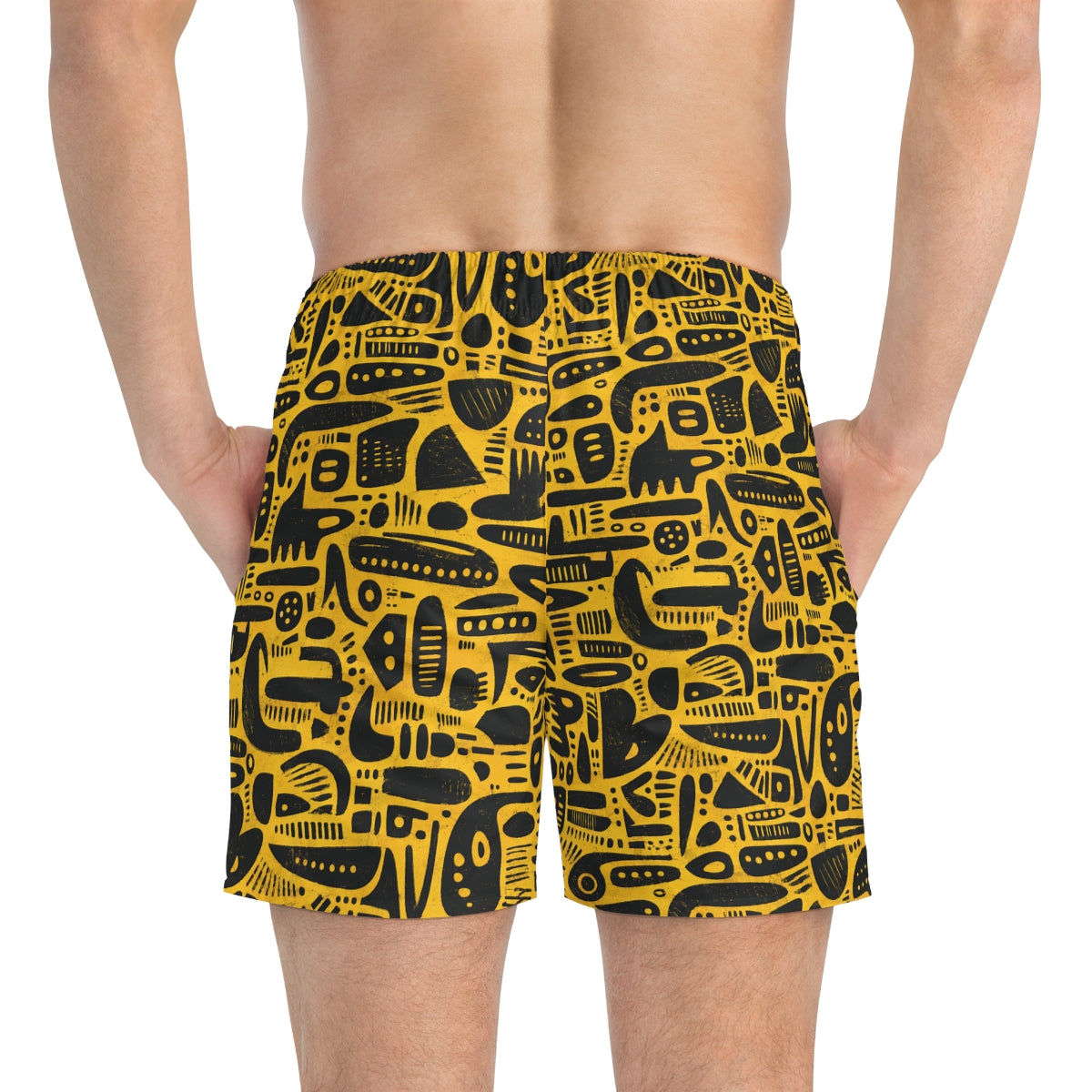 BKS Marker Glow Swim Trunks - back-person