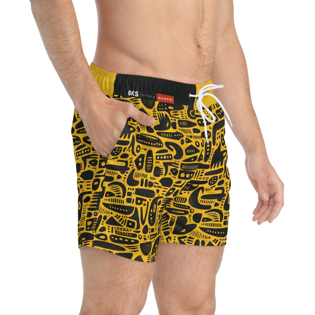 BKS Marker Glow™ Swim Trunks — worn, side