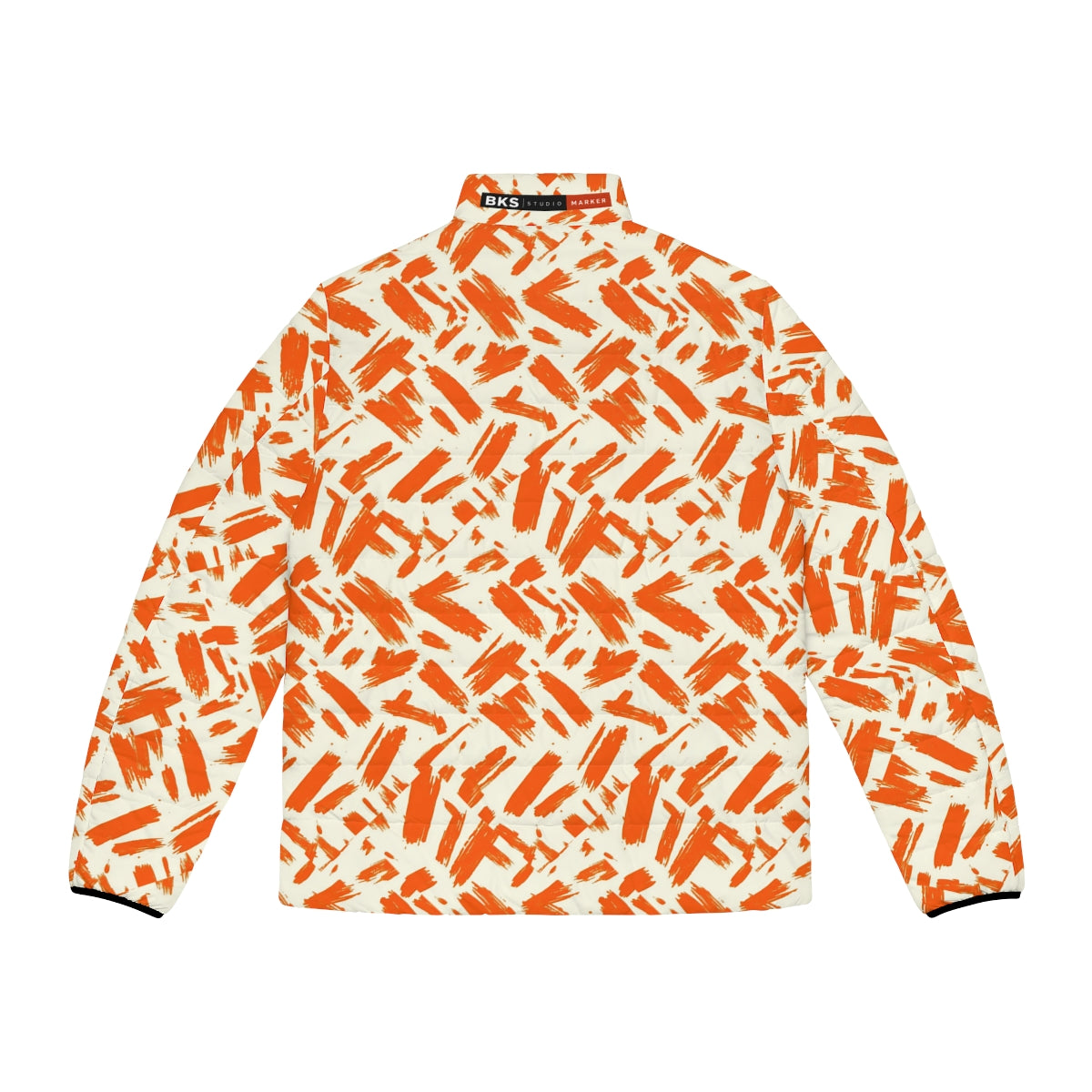 BKS Marker Slab Puffer Jacket - back