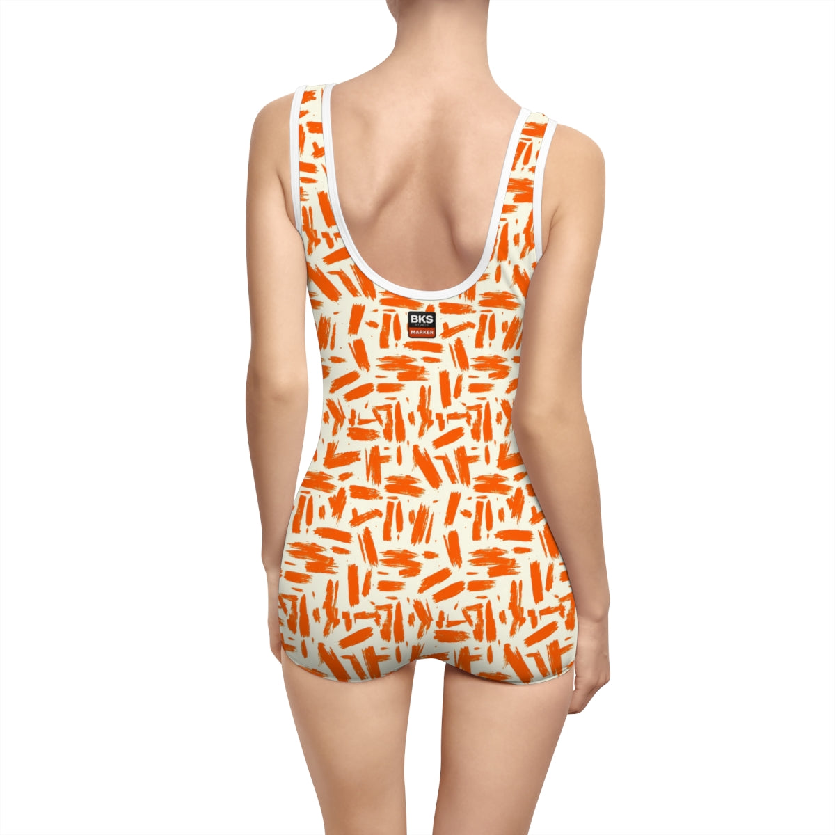 BKS Marker Trace Vintage Swimsuit — back view