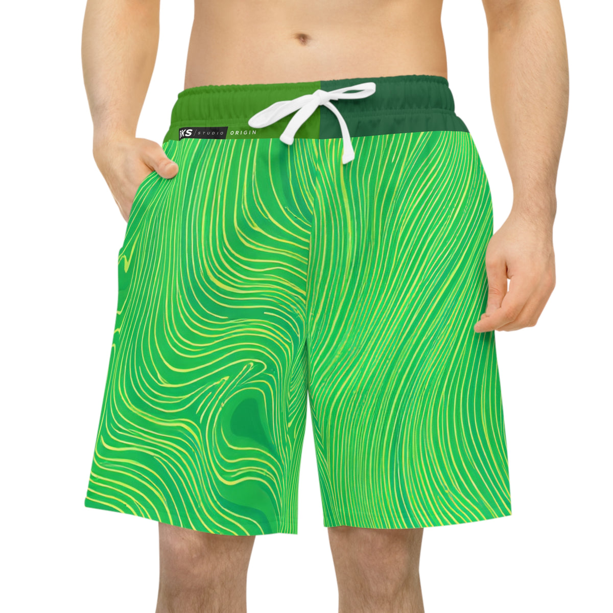 BKS Origin Frond™ Athletic Shorts — worn, front