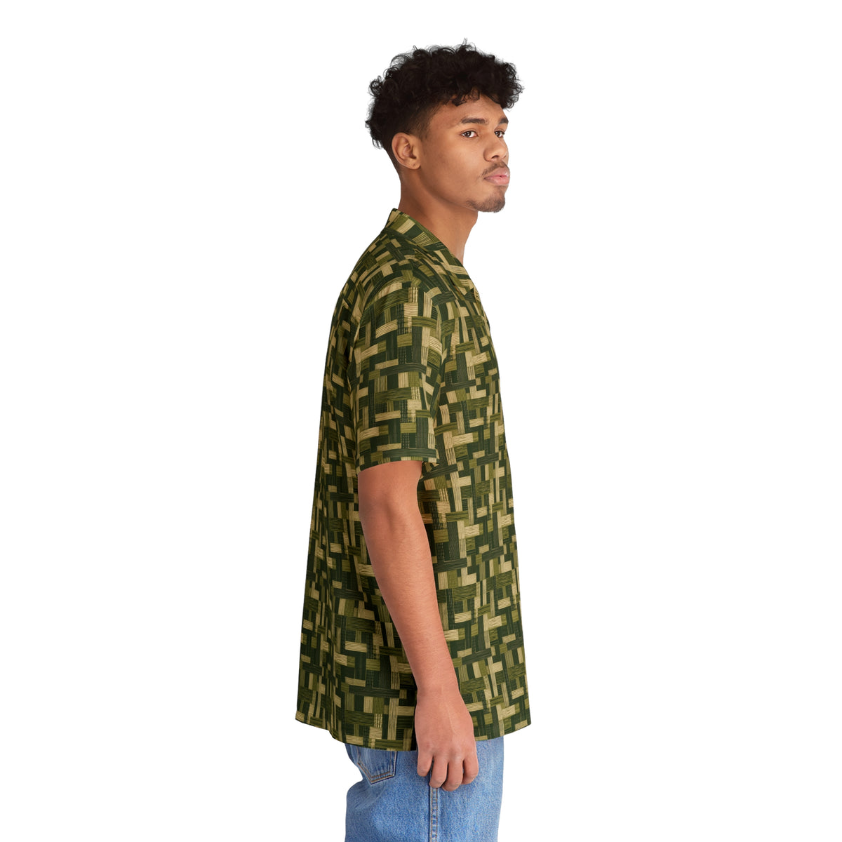 BKS Origin Pelican™ Hawaiian Shirt — worn, right side