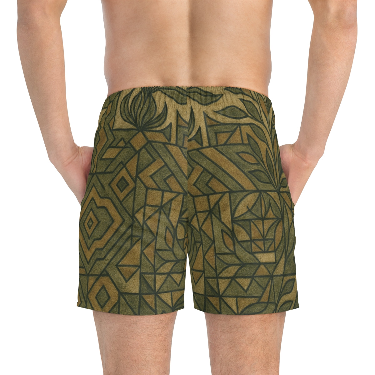BKS Origin Totem Swim Trunks - back-person