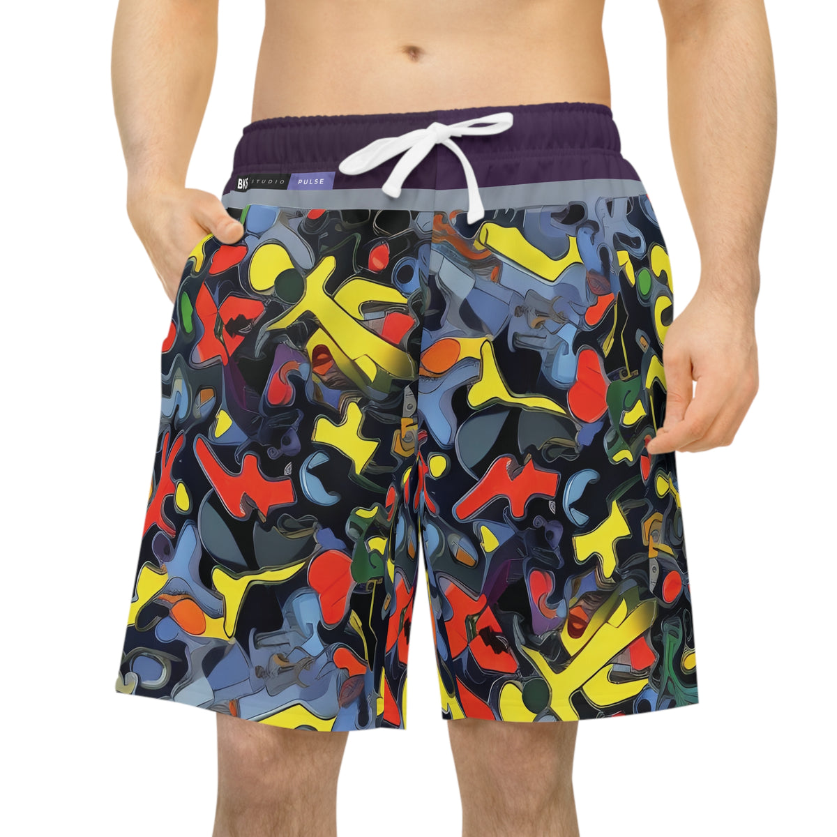 BKS Pulse Obakoba™ Athletic Shorts — worn, front