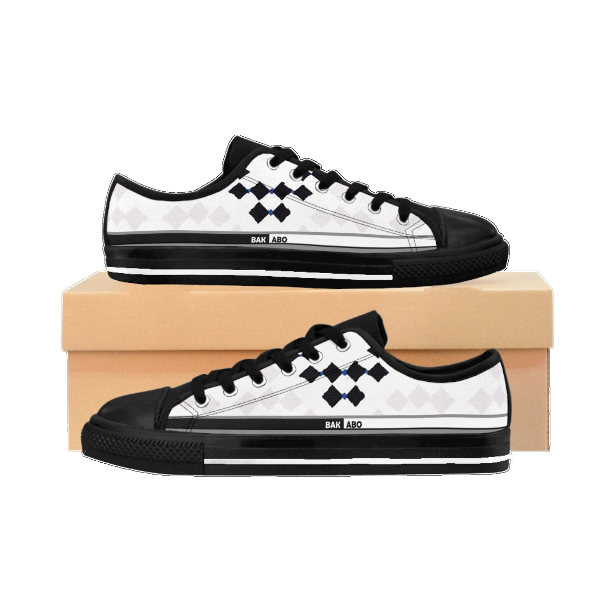 Bks Riviera Argyle Sneakers — BKS Studio cutout