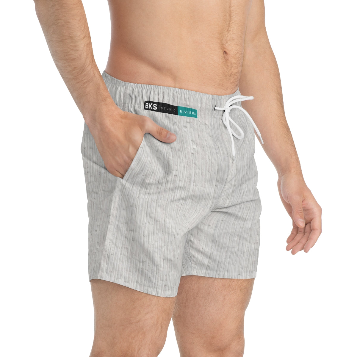 BKS Riviera Travertine Swim Trunks - side-person