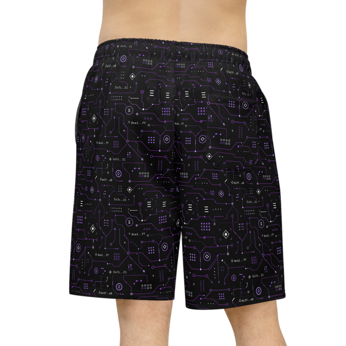 BKS Token Circuit™ Athletic Shorts — worn, back